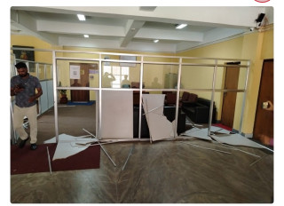 त्रिवि उपकुलपतिको कार्यकक्षमा तोडफोड