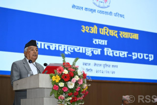 कानुन व्यवसायी लोकतन्त्र र विधिको शासनका रक्षक हुन् : राष्ट्रपति
