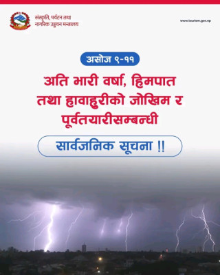 सतर्कता अपनाउनेबारे सार्वजनिक सूचना